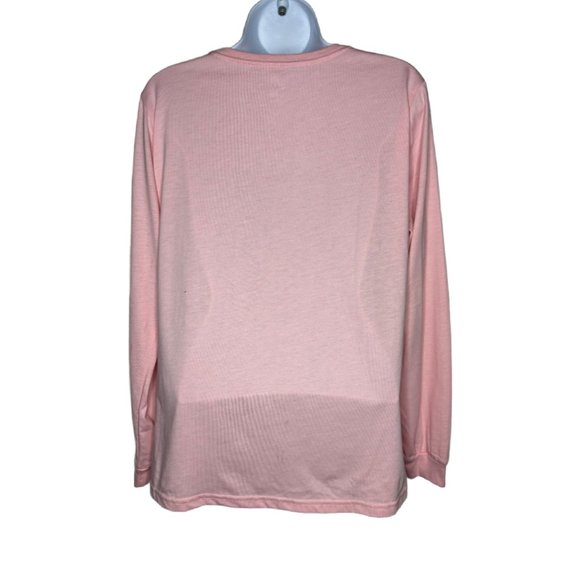 NWT Disney Women's Sz L Pink Graphic Long Sleeve Tshirt - Picture 3 of 4